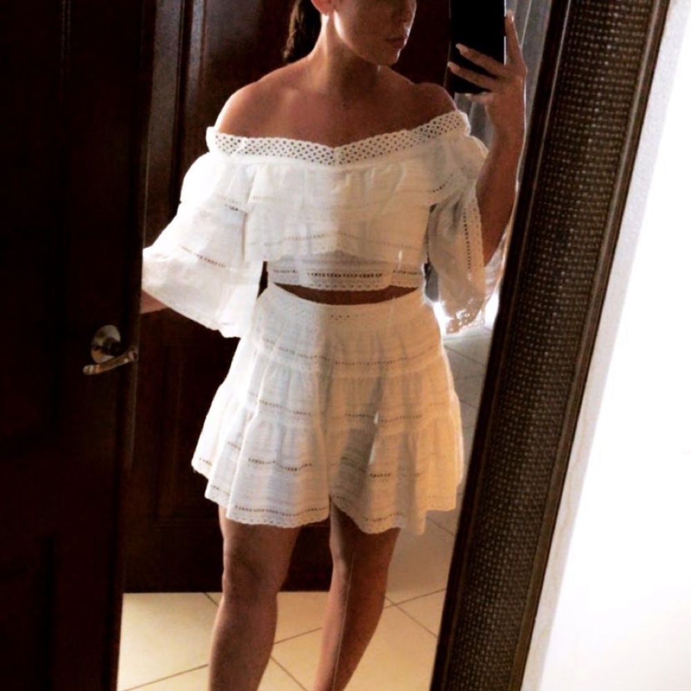 Lace two piece set